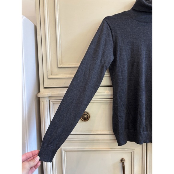 Ralph Lauren Purple Label‎ Gray Turtleneck Cashmere Sweater Small Made Italy NWT - Picture 2 of 10
